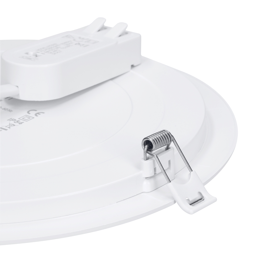 LED påbygget/indbygningspanel 2-i-1 24W/230V 3000/4000/6000K Ø 30 cm IP54 hvid