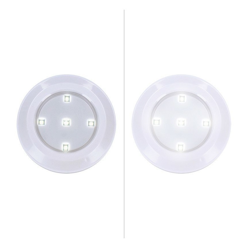 3x LED lampe m. fjernbetjening dæmpbar LED/3xAAA