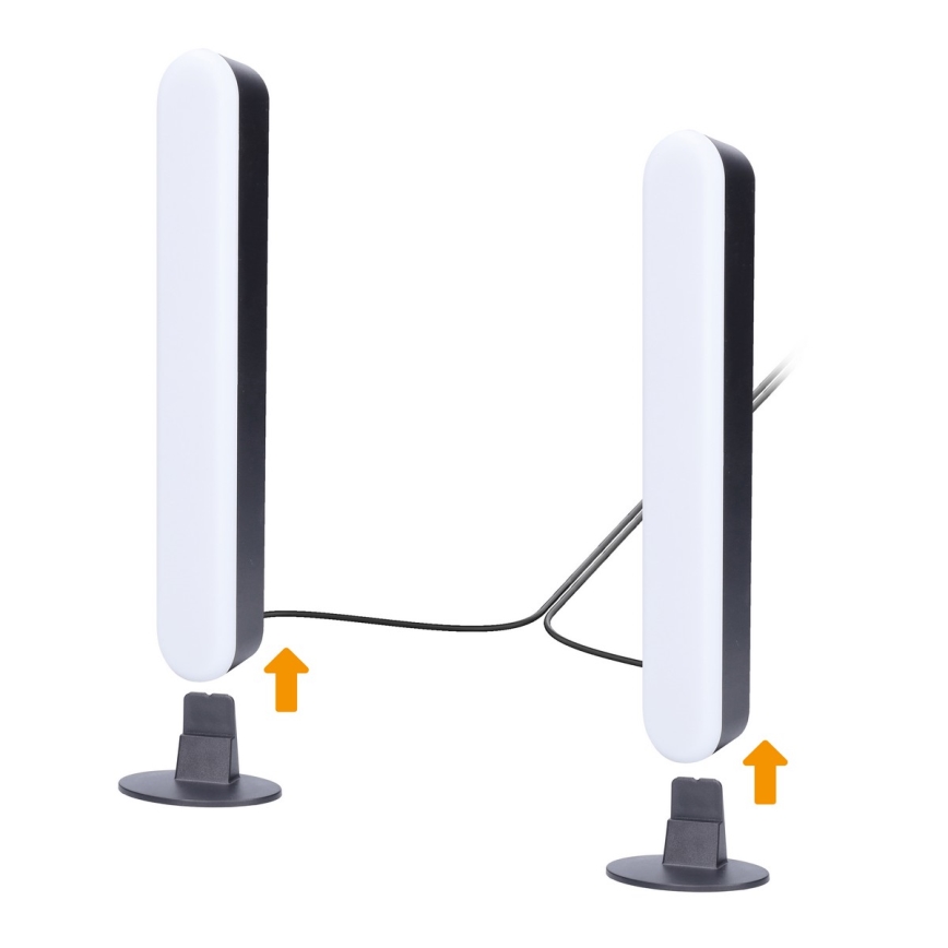 LED RGB-gamingbelysning med fjernbetjening