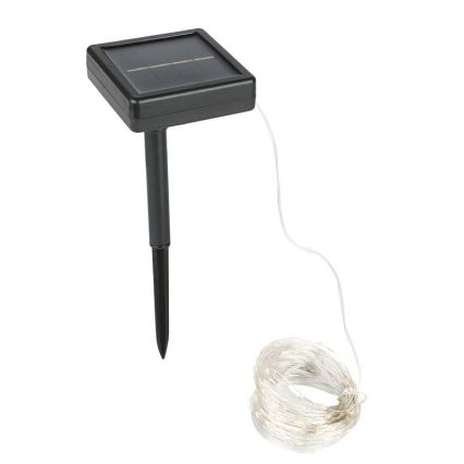 LED solcelledrevet dekorationslyskæde LED/3,7V 800 mAh 22 m
