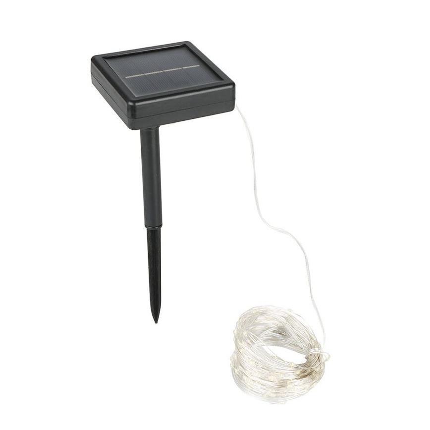 LED solcelledrevet dekorationslyskæde LED/3,7V 800 mAh 22 m