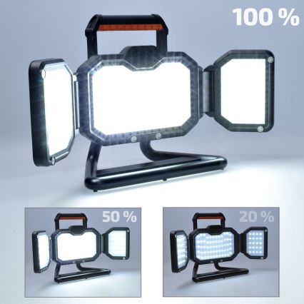 LED Dæmpbar rechargeable projektør LED/30W/6600 mAh 4000K IP54