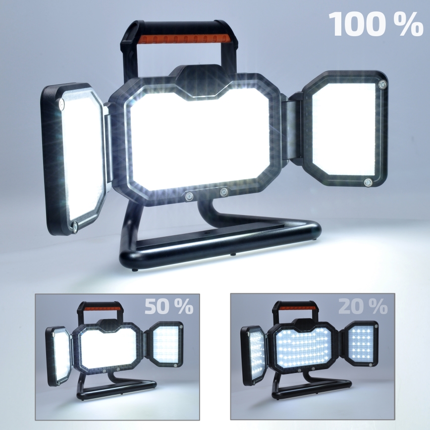 LED Dæmpbar rechargeable projektør LED/30W/6600 mAh 4000K IP54