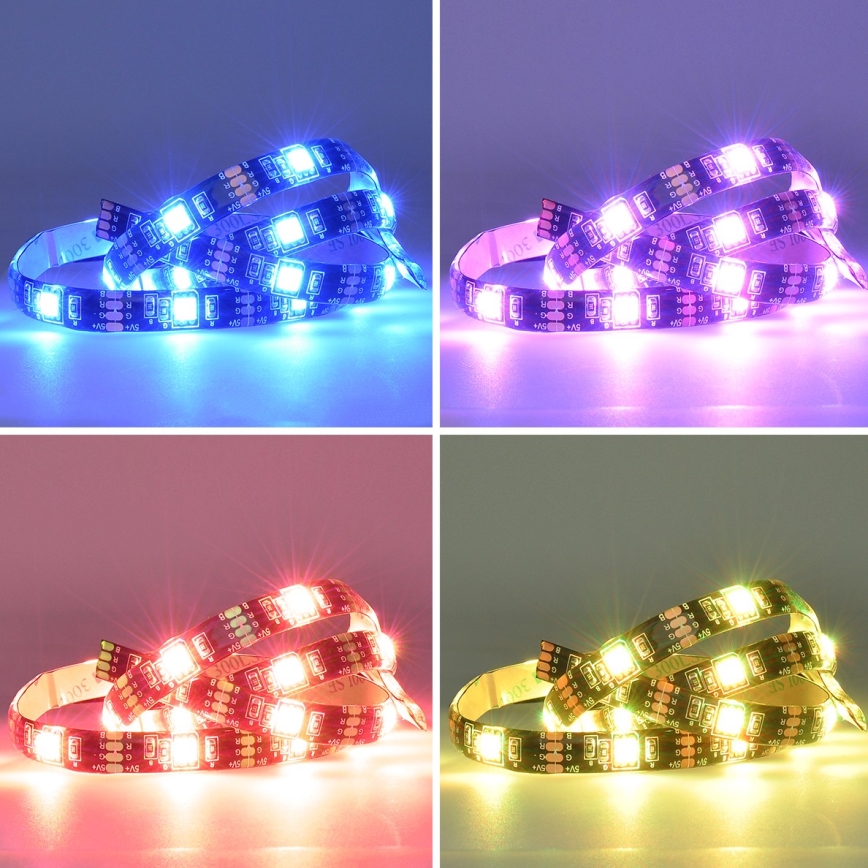 LED RGB Strip til tv dæmpbar LED/6W/5V Wi-Fi Tuya + fjernbetjening