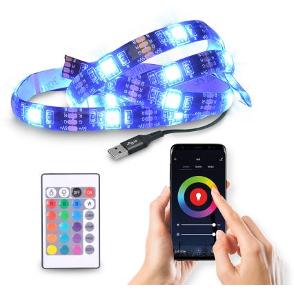 LED RGB Strip til tv dæmpbar LED/6W/5V Wi-Fi Tuya + fjernbetjening