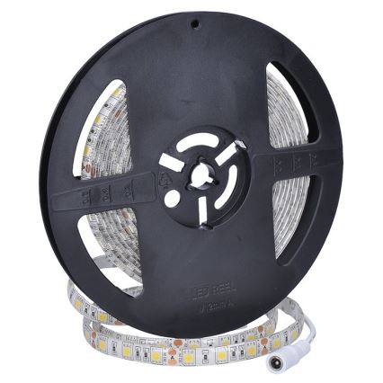 Udendørs LED lysbånd LED/72W/12V 5 m IP65 kold hvid