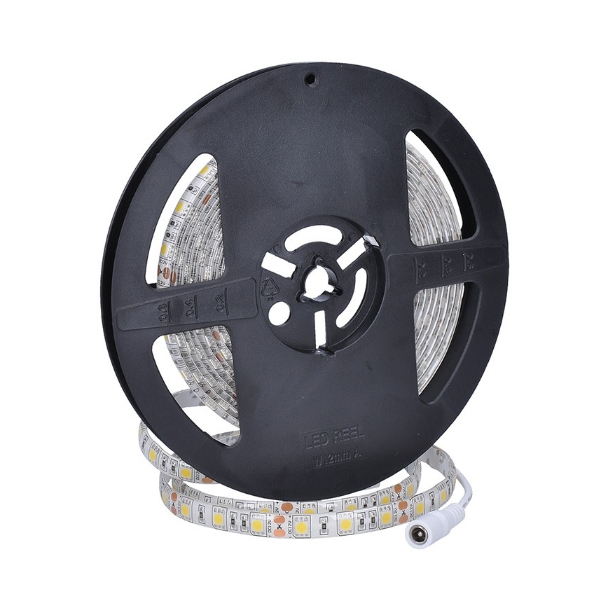 Udendørs LED lysbånd LED/72W/12V 5 m IP65 kold hvid