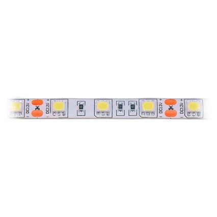 Udendørs LED lysbånd LED/72W/12V 5 m IP65 kold hvid