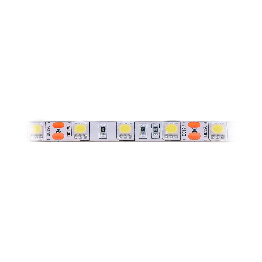 Udendørs LED lysbånd LED/72W/12V 5 m IP65 kold hvid