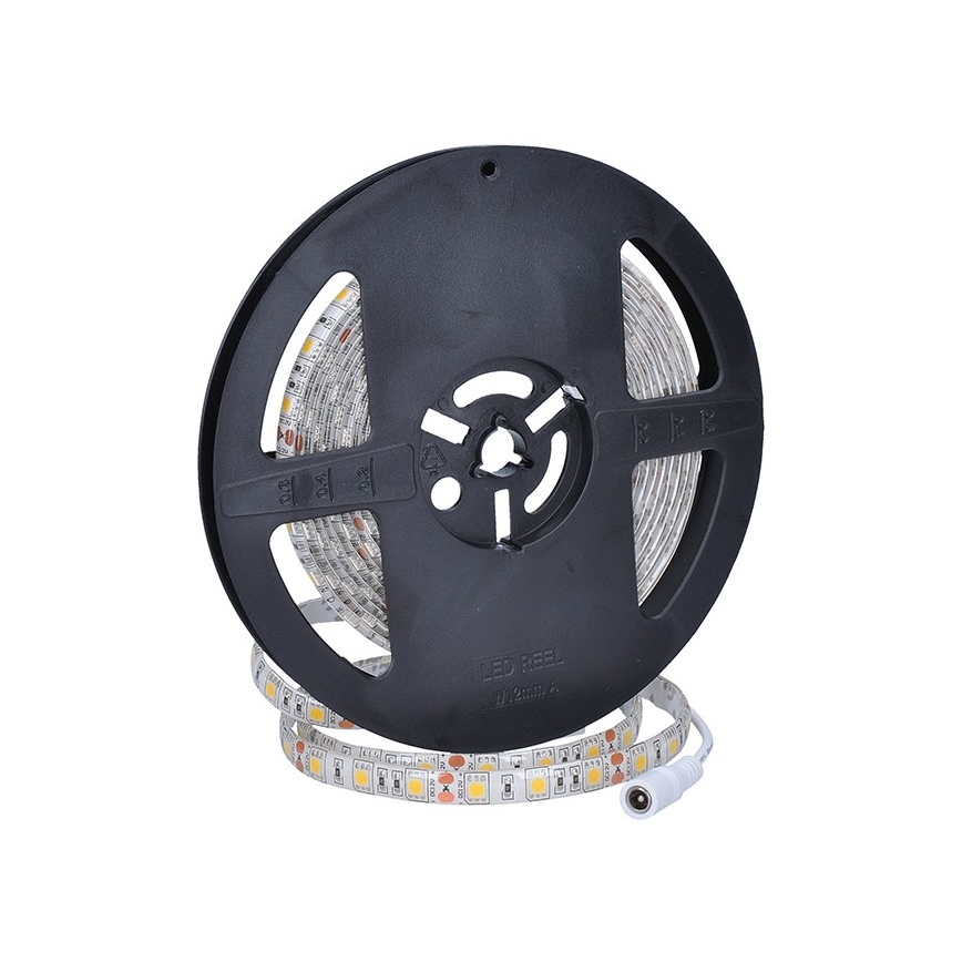 Udendørs LED lysbånd LED/72W/12V 5 m IP65 varm hvid