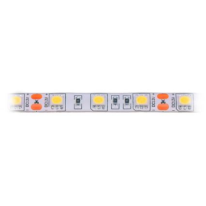 Udendørs LED lysbånd LED/72W/12V 5 m IP65 varm hvid