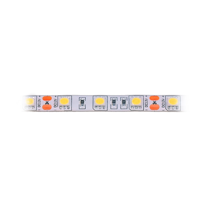 Udendørs LED lysbånd LED/72W/12V 5 m IP65 varm hvid
