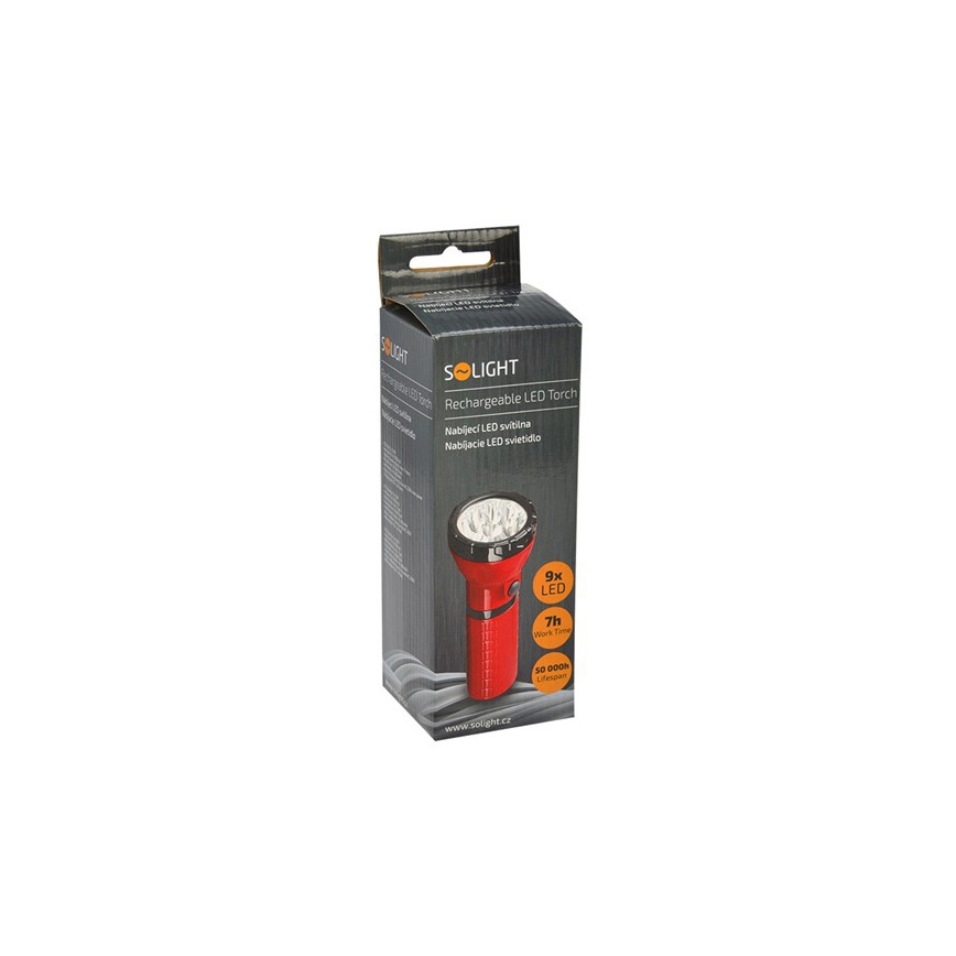 LED lommelygte genopladelig 9xLED/4V 800mAh plugin-funktion