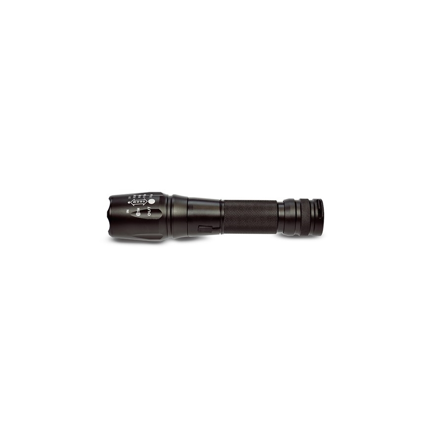 Genopladelig LED lommelygte Cree XML T6 LED/3,7V 2200mAh IP44