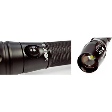 Genopladelig LED lommelygte Cree XML T6 LED/3,7V 2200mAh IP44