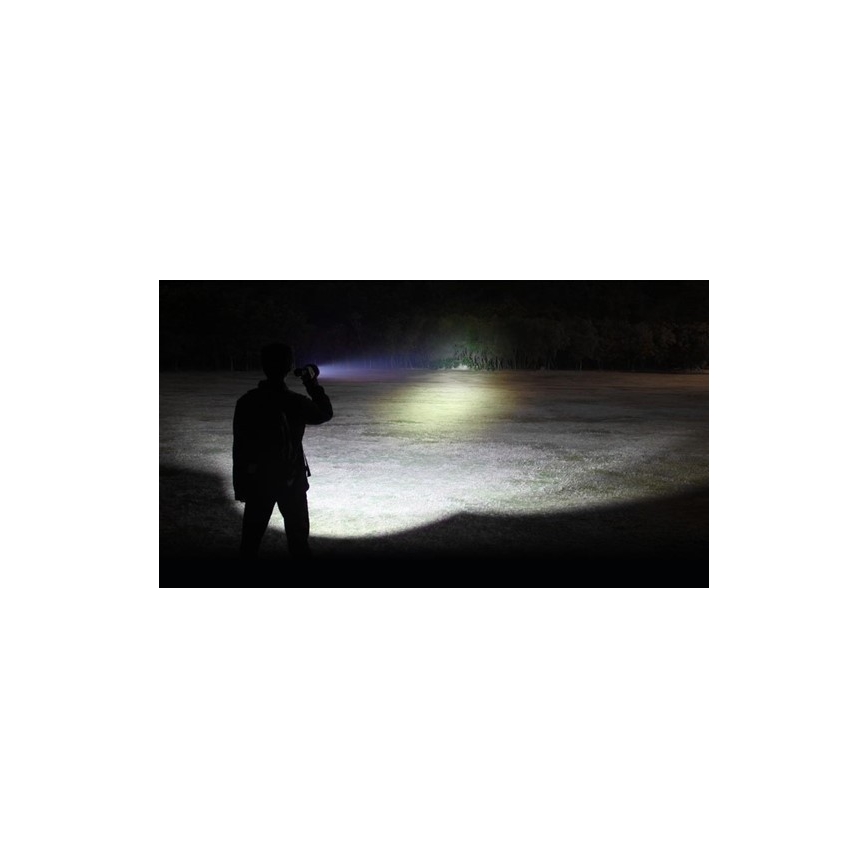 Genopladelig LED lommelygte Cree XML T6 LED/3,7V 2200mAh IP44
