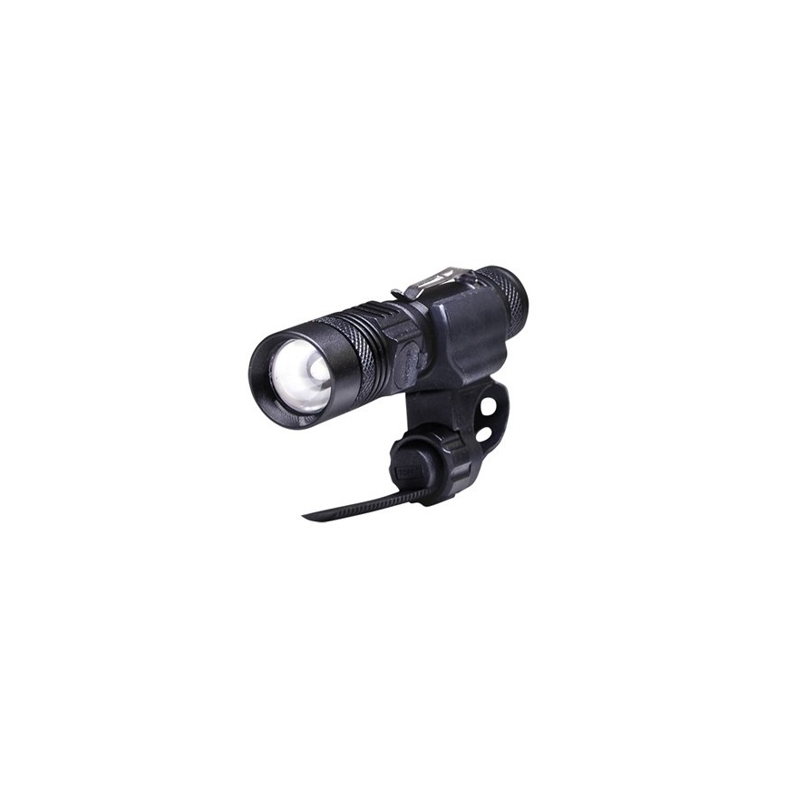 LED genopladelig lommelygte med cykelholder LED / Li-Ion