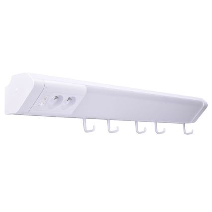 LED underskabslampe med stikkontakter LED/10W/230V