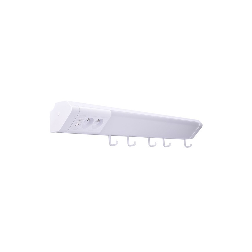 LED underskabslampe med stikkontakter LED/10W/230V