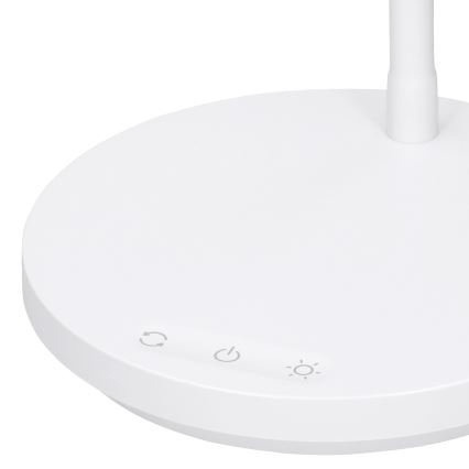 LED bordlampe m. touch-funktion dæmpbar LED/4,5W/5V 3000/4000/6500K hvid