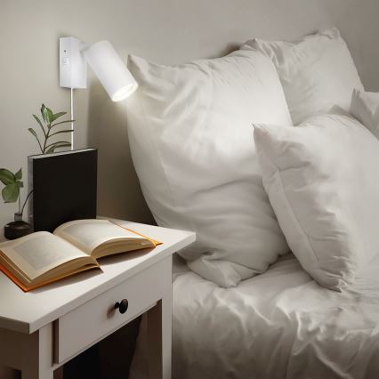 Væglampe CELE 1xGU10/30W/230V hvid