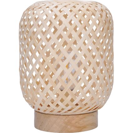 Dekorativ LED bordlampe BOHO LED/2xAAA Rattan