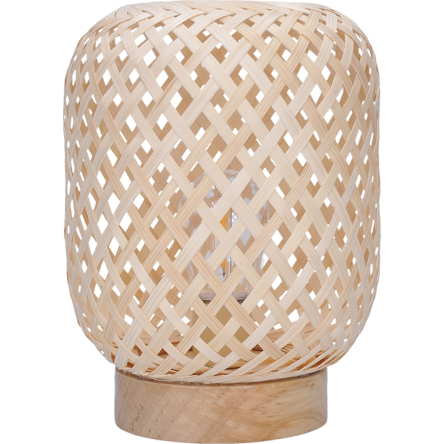 Dekorativ LED bordlampe BOHO LED/2xAAA Rattan