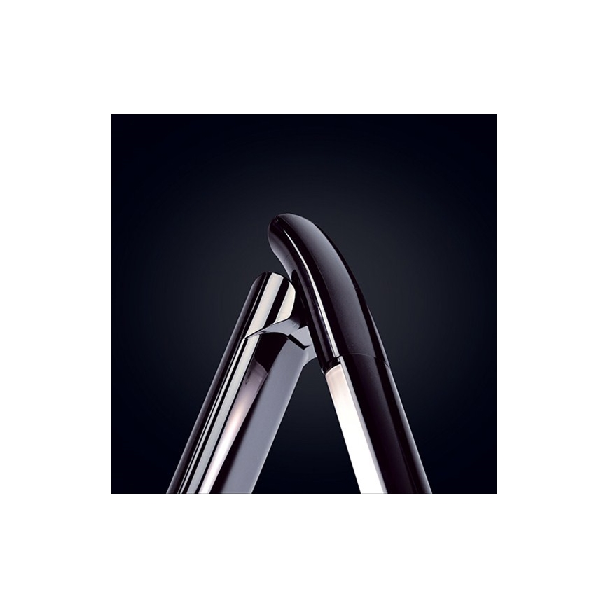 LED bordlampe med USB-stik dæmpbar LED/12W/230V sort