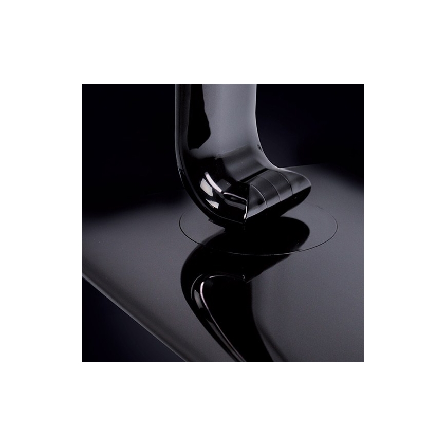 LED bordlampe med USB-stik dæmpbar LED/12W/230V sort