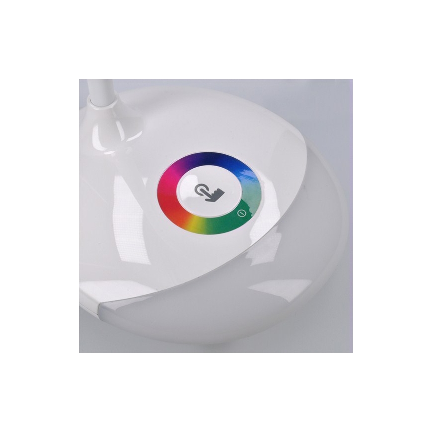 LED bordlampe dæmpbar genopladelig RGB-farver LED/5W/5V 1800 mAh