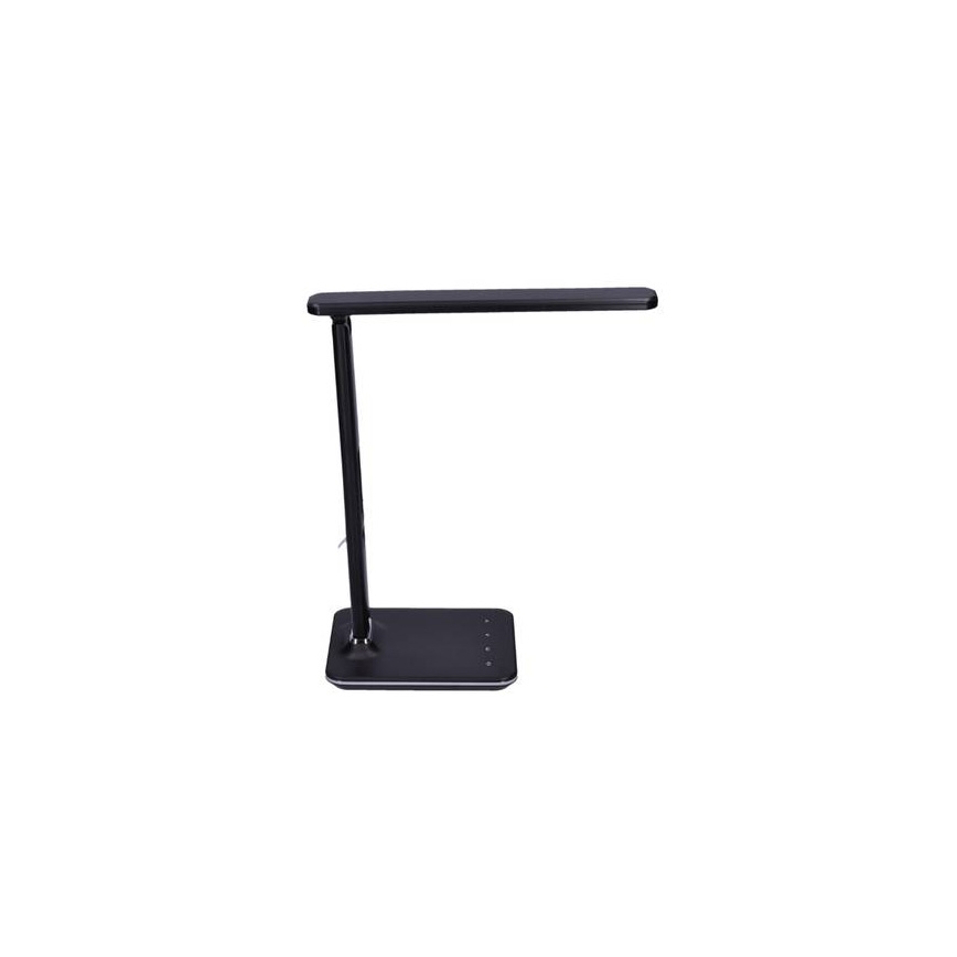 LED lysdæmper bordlampe med display LED/9W/230V antik sort