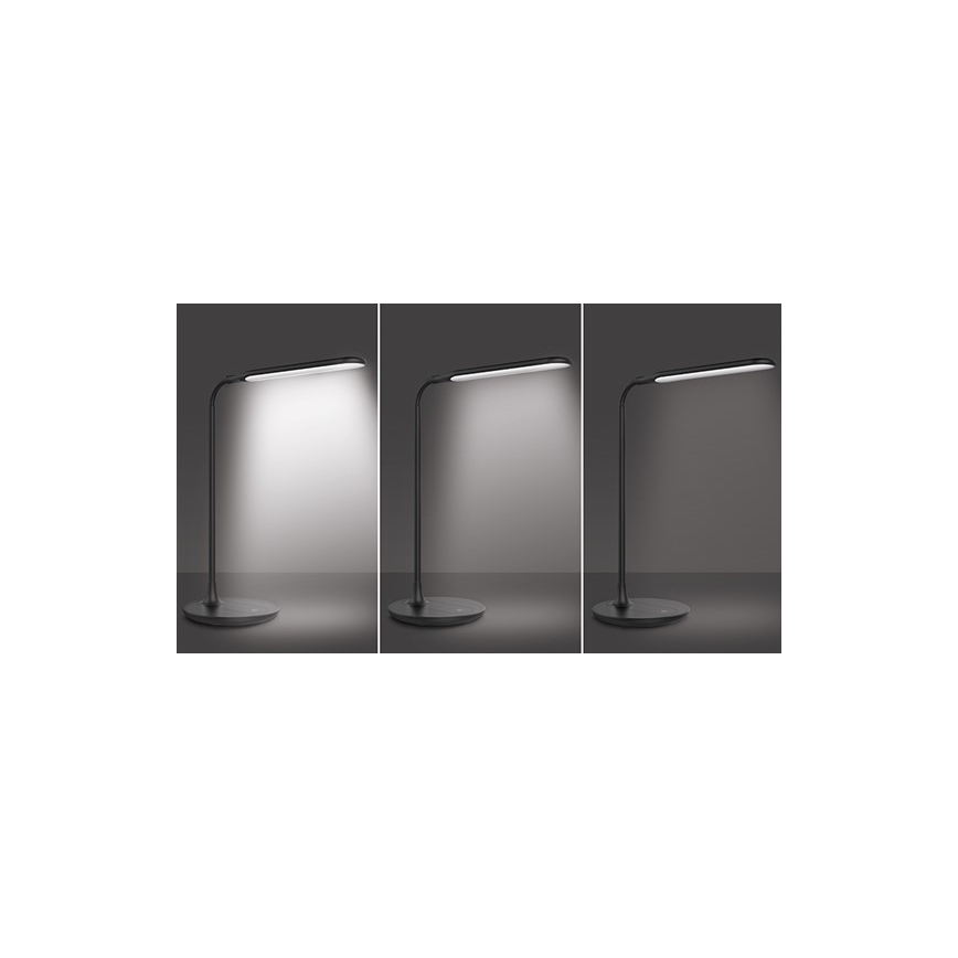 LED lysdæmper bordlampe LED/6W/100-240V antik sort