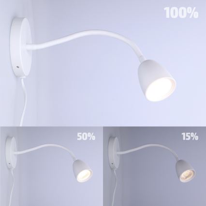 Lille LED væglampe dæmpbar LED/4W/230V