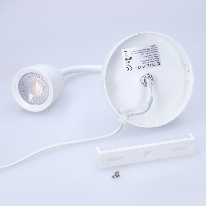 Lille LED væglampe dæmpbar LED/4W/230V