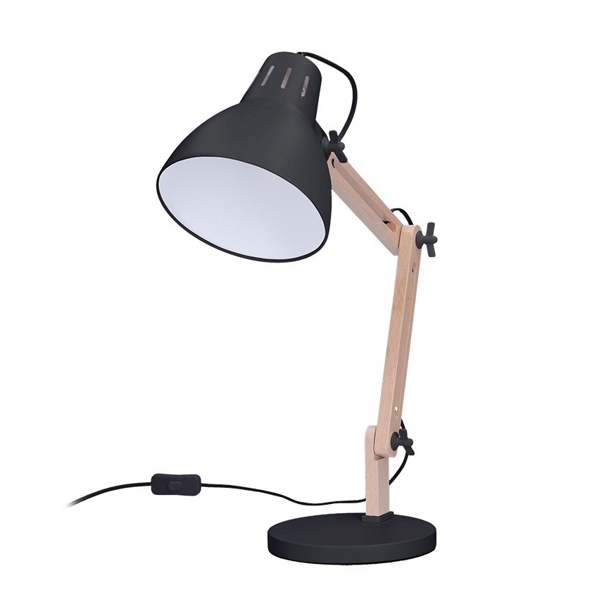 Bordlampe FALUN 1xE27/25W/230V sort/eg