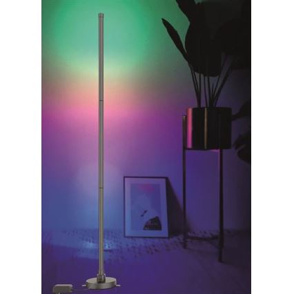 LED gulvlampe dæmpbar RGB-farver RAINBOW LED/18W/230V Wi-Fi Tuya + fjernbetjening