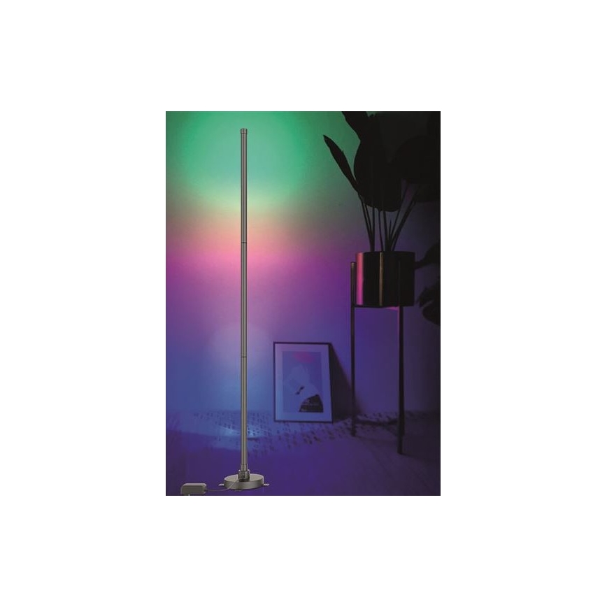 LED gulvlampe dæmpbar RGB-farver RAINBOW LED/18W/230V Wi-Fi Tuya + fjernbetjening