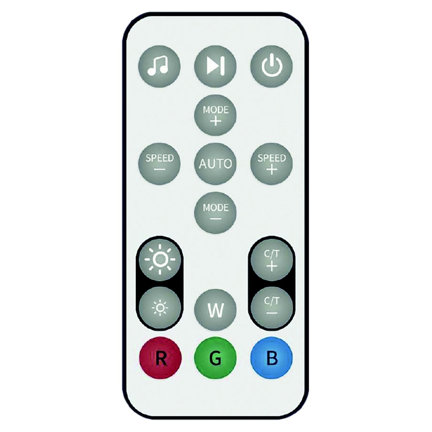 LED RGB dæmpbar gulvlampe RAINBOW LED/18W/230V Wi-Fi Tuya + fjernbetjening