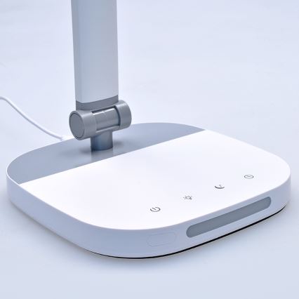 LED bordlampe m. touch-funktion dæmpbar med nat belysning LED/10W/5V 3000/4000/5000K hvid