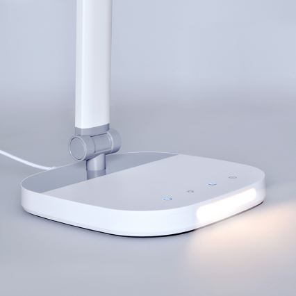 LED bordlampe m. touch-funktion dæmpbar med nat belysning LED/10W/5V 3000/4000/5000K hvid