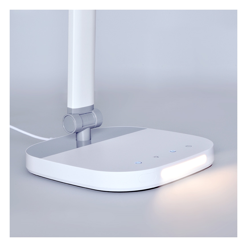 LED bordlampe m. touch-funktion dæmpbar med nat belysning LED/10W/5V 3000/4000/5000K hvid