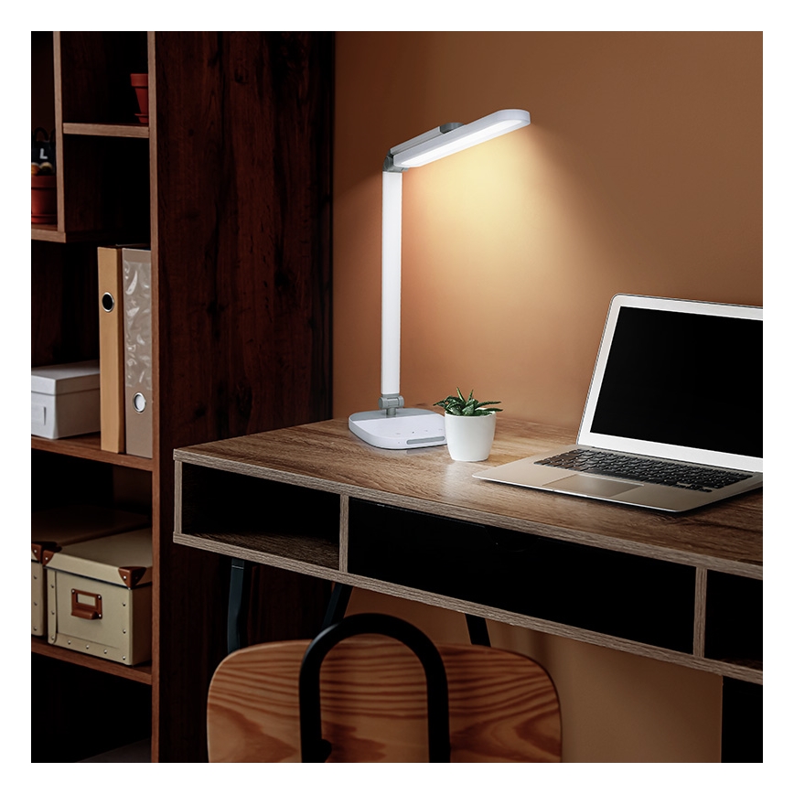 LED Dæmpbar touch bordlampe med natlys LED/10W/5V 3000/4000/5000K hvid