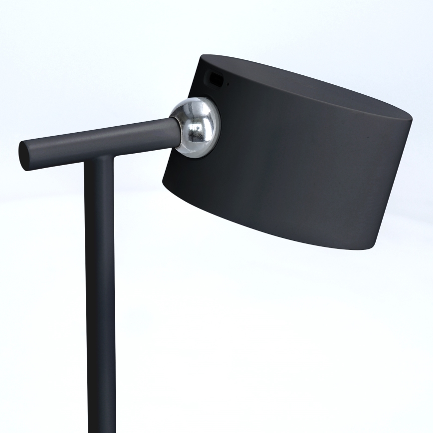 LED lampe m. touch-funktion dæmpbar og genopladelig 3-i-1 LED/4W/2000 mAh 3000/4000/6500K sort