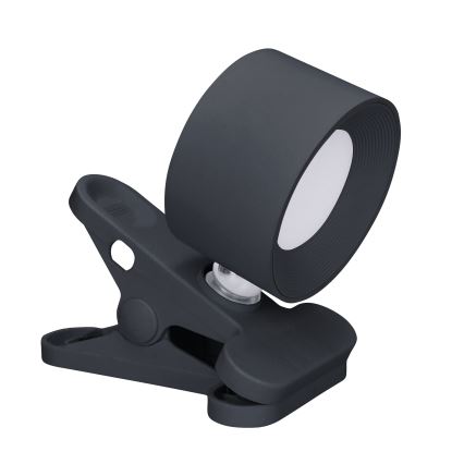 LED lampe m. touch-funktion dæmpbar og genopladelig 3-i-1 LED/4W/2000 mAh 3000/4000/6500K sort
