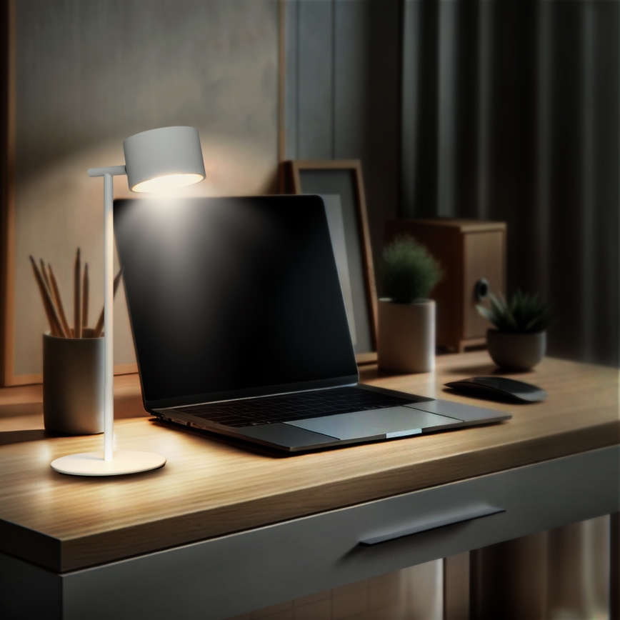 LED lampe m. touch-funktion dæmpbar og genopladelig 3-i-1 LED/4W/2000 mAh 3000/4000/6500K hvid