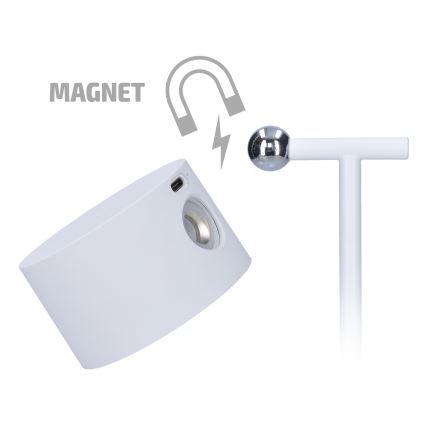 LED lampe m. touch-funktion dæmpbar og genopladelig 3-i-1 LED/4W/2000 mAh 3000/4000/6500K hvid