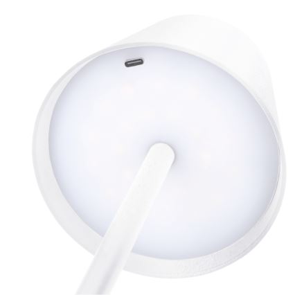 LED dæmpbar genopladelig berøringsbetjent bordlampe LUCCA LED/3,7V 3000/4000/6500K 2000 mAh hvid