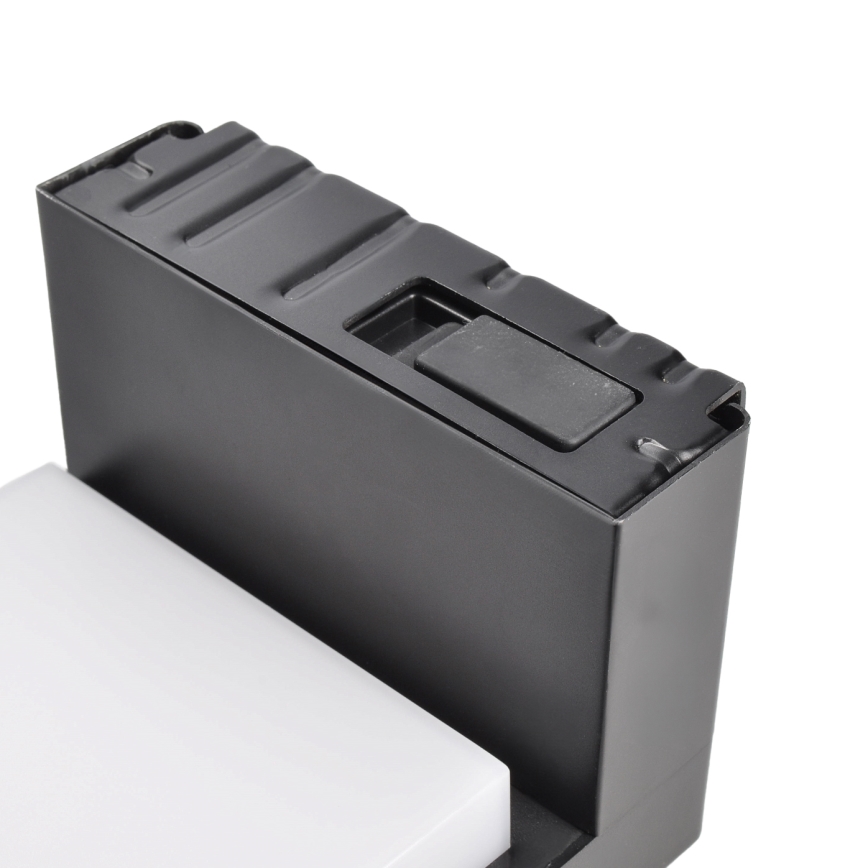 LED Solcelle væglampe med bevægelsessensor og skumringssensor PALERMO LED/5W/3,7V 2000 mAh IP54 sort