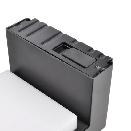 LED Soldrevet væglampe med bevægelses- og skumringssensor PALERMO LED/5W/2000 mAh IP54 sort