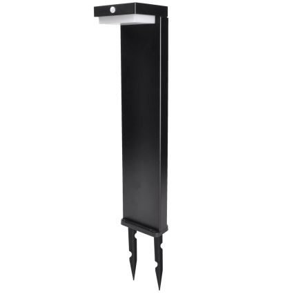 LED solcellelampe med bevægelsessensor PALERMO LED/5W/2000 mAh IP54 sort